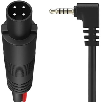 Hanprmeee 4 Pin Dash Cam Cable Rear View Camera Wire 4 Pin Male to 2.5mm Male Plug Car Backup Camera Reverse Mirror Extension Cord for Trucks,RV,Bus (10M)