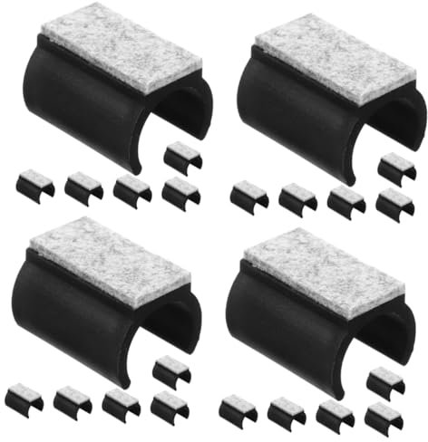 jojofuny 24stücke U-förmige Filzgleiter Für Stuhlbeine Rutschfeste Möbelbeschützer Für Hartholzböden Strapazierfähig Und Schützend Für Stühle Und Möbelstücke