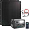 revolt Balkonkraftwerk mit Akku: On-Grid-Powerstation & Solar-Konverter 2.048Wh mit 2X 215-W-Solarmodul (Stromspeicher Balkonkraftwerk, Batteriespeicher, Spannungswandler)