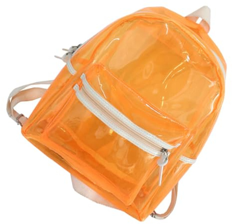 Holibanna Transparenter Jelly-Rucksack Klarer Schulrucksack Durchsichtiger Rucksack Mit Verstärkten Schultergurten Tragbar Platzsparend