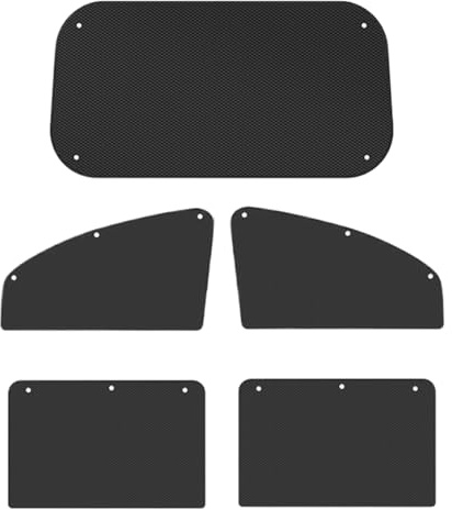 Pare-Soleil de Voiture | Pare-Soleil de Voiture isolé pour fenêtre, Rideaux d'intimité Noirs avec bloqueur UV, Montage à Ventouse, Protection Contre la Chaleur pour Les Voyages en Voiture
