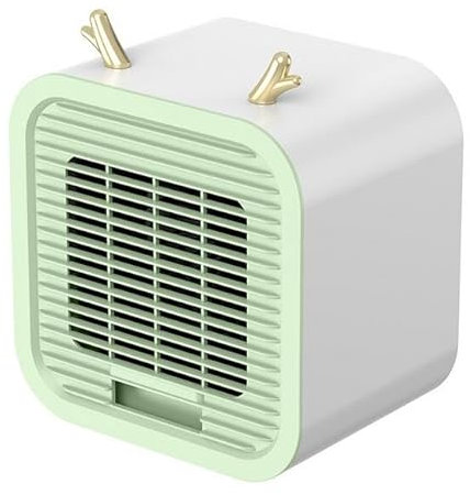 HyAdierTech Mini Climatiseur Portable, Climatiseur Mobile Silencieu, Clim Mobile Rechargeable USB, 3 Vitesses, Petit Ventilateur de Bureau Personnel, Mini Climatiseur pour Chambre, Bureau ou Camping