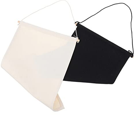 VERDANVERSE 2pcs Pin Badge Display Flags Hanging Wall Decor Pin Display Banners Rope for Collecting Badges and Brooches