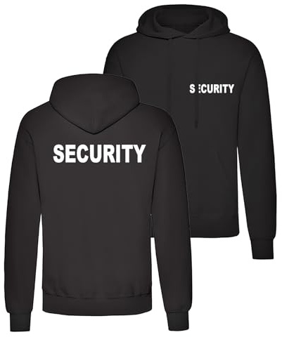 FaPak Security Kapuzen-Pullover Herren – Hoodie - Robuste Security Ausrüstung für professionelle Einsätze I Strapazierfähige Security Kleidung Herren