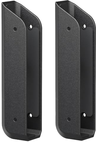 Aboiled 2pcs Wall & Desk Mount Laptop Holder–Anti-Scratch Pads Included, Universal for Keyboards,Tablets More