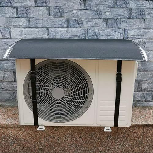 RobustWeg Outdoor Cover For Air Conditioner Unit,Magnetic Split AC Shield,Aluminum Film Air Conditioner Outdoor Unit Top Cover,Window AC Covers For Outside,Rainproof Windproof,For Home,Apartment