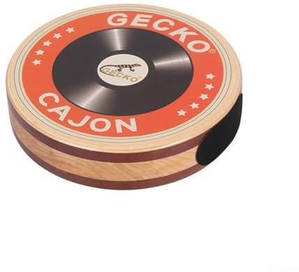 Reise-Cajon-Box-Trommel mit brutzelnden Perlen für Gitarrenbegleitung – für handbemalte Mini-Schlagzeug, tragbares Percussion-Übungswerkzeug, 200 x 50 mm