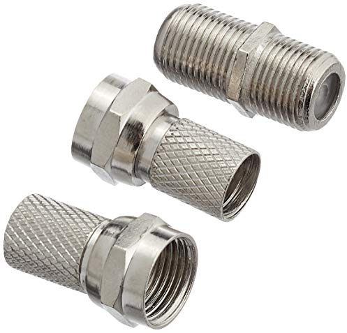Vivanco SAT Kabelverbinderset für Koax, 7mm, 3 Stück