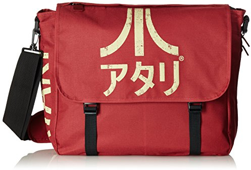 DIFUZED SAC Atari Avec BANDOUILLERE ET Logo JAPONAIS Kinder-Rucksack, 47 cm, Rot (Rouge)