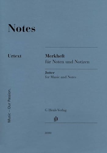 Notes, Merkheft für Noten und Notizen