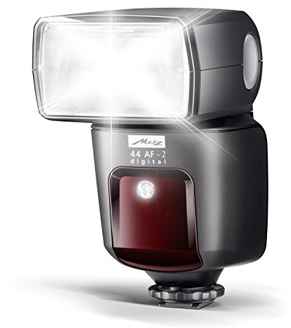 mecablitz 44 AF-2 für Pentax Kameras (DSLR und CSC) | Blitzgerät mit P-TTL, Leitzahl 44, HSS (High Speed Sync), Hochleistungs-LED