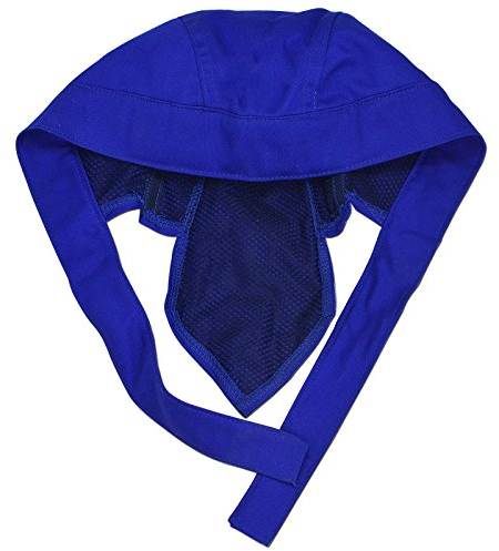 RIVERWELD Gorro de Soldadura Forro Interior de Malla de algodón Puro para Soldadores Casco de Soldadura Color Azul Equipo de Seguridad en el Trabajo Protección de la Cabeza del Engranaje