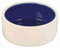 Trixie Bol en céramique, crème/Bleu, 0,35 l/ø 12 cm