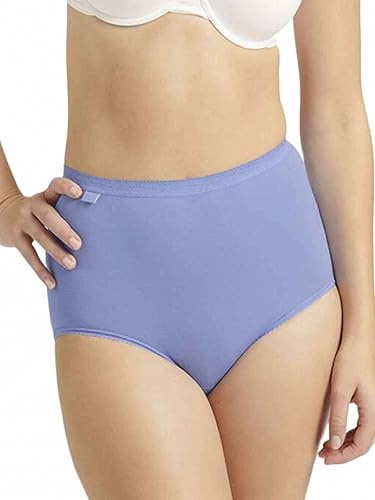 Sloggi Women's Basic+ Maxi Brief, Marine White 10 (3 Pack)