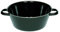 Riess, 0373-022 - Padella a mezza profondità 30 cm, colore: nero, diametro 30 cm, altezza 12,5 cm, capacità 5,0 litri, smaltata, nero, induzione
