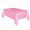 Kunststoff-Tischdecke - 2,74 m x 1,37 m - Hellrosa, Babyrosa