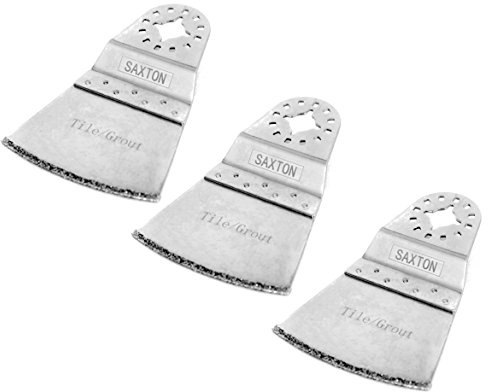 SH65DB 3X 65mm Saxton Diamond End Cut Blades for Fein Multimaster Bosch Makita Oscillating Multitool