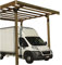 SOLID SUPERIA Carport Bois 500 x 400 x 400 cm S7762