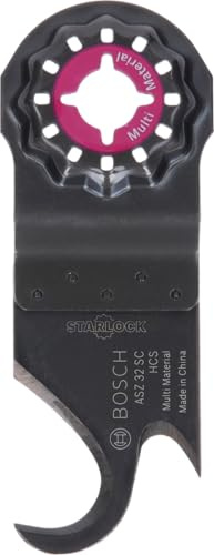 Bosch Accessories F01 Klinge Tauchsägeblatt Wolframcarbid PAIZ 32 APT Zubehör Starlock, schwarz 2609256F01