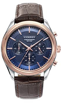 Viceroy HerrenArmbanduhr Chronograph Quarz Leder 401073-37
