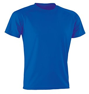 Spiro Mens Aircool T-Shirt (S) (Royal)