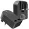 AMO Black Foldable Charger High-speed Dual USB wall adapter USB-A Ports Compact Travel Charger Compatible For iiPhone/i Pad/i Pod/Samsung Galaxy Tab/HTC/Tablet etc