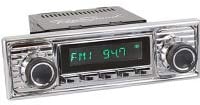 RETROSOUND Motor-6 DAB+ Set completo Chrome RSD-Chrome 6 con accessori autoradio per auto d'epoca e auto americane