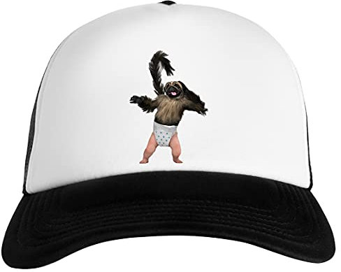 Luxogo Hündchen AFFE Baby Unisex Baseball Snapback Kappe Cap