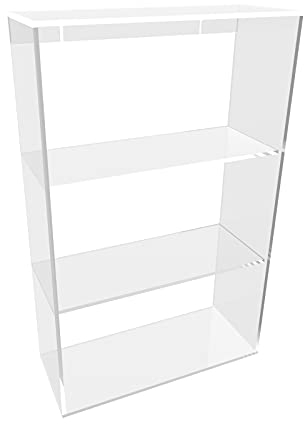nattmann Regal aus PLEXIGLAS ® Wandregal Acrylglas Glasregal Hängeregal Badregal Ablage (40 x 80 x 10 cm (BxHxT))