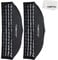 AMBITFUL 2PCS FW22X90 22x90 90cm 9x35 Beehive Honeycomb Grid Strip Softbox Bowens Mount per Studio Flash