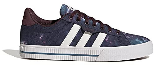 Adidas Homme Daily 3.0 Sneaker, Shadow Maroon/FTWR White/Altered Blue, Numeric_46 EU