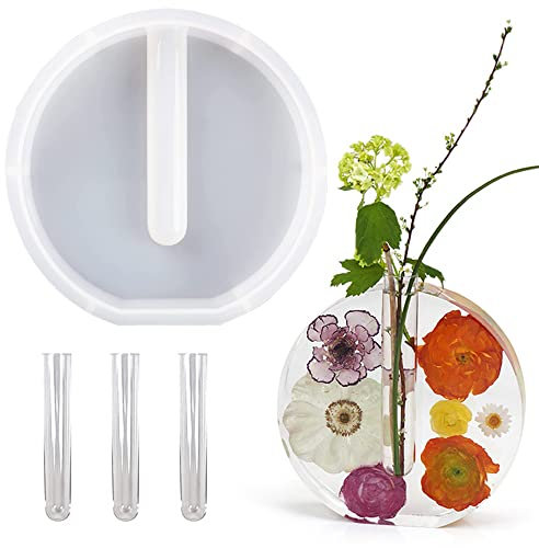 DIY Vasen Harzformen,Silikonformen Epoxidharz,Blumenvase Silikon Epoxidharz Formen,Groß Resin Silikonformen,DIY Silikonformen Epoxidharz