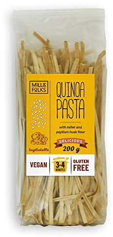 Mill & Folks Quinoa Pasta Tagliatelle 200g | Vegan & Gluten-free