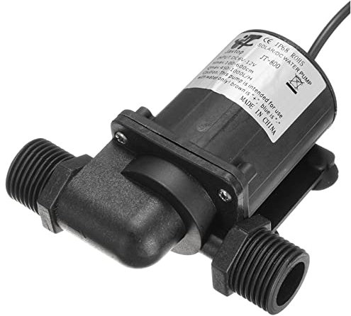 wrtgerht Mini Pompa Piccola di Alimentazione di Alta qualit JT-750D DC 12V Pompa della Pompa dell'Acqua Pompa Motore Senza spazzole 7m 900L/H Auto-silenziosa Che Lava Gardon usando la Piscina