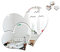 En forme de coeur 3D Miroir Sticker Mural 4 PCS DIY TV Fond Salle De Bains Autocollants Décoration Murale chambre Salle De Bains Décoration De La Maison Miroir (Color : Heart)
