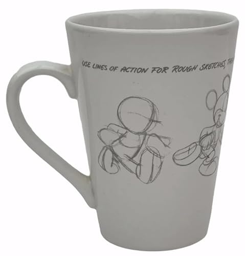 Disney Land Paris Mickey Mouse Sketch Artist Mug