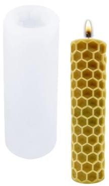 WYAHYQ Stampi per Candele Candele al Miele d'Api Decorazione d'interni Stampo in Silicone Candele per la casa