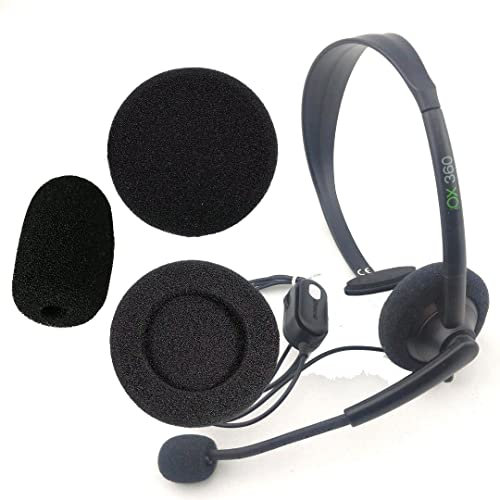V-MOTA Almohadillas para auriculares compatibles con Microsoft Xbox 360 XBOX360 y XBOX360, almohadillas de repuesto para reparación (1 juego)