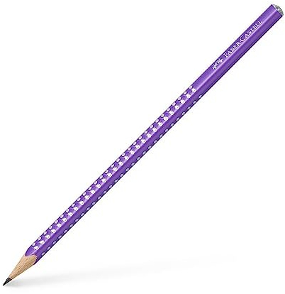 Faber-Castell 118204 Sparkle Pearl Glitter Bleistift, Pearl Purple