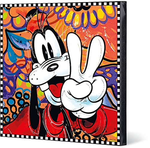 Gemälde von Disney aus der Kollektion Forever & Ever. Objekt aus mehrfarbiger Leinwand. Maße: 70 x 70 cm. Die Referenz lautet 103019.