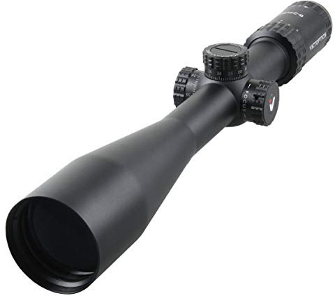 Vector Optics Vector Victoptics S4 6-24x50 SFP Side Focus 1/10 MRAD Non-IR Mil Hash Absehen Zielfernrohr - Inklusive Picatinny-Halterungen
