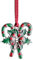 Zueyen Solid Zinn Weihnachtsbaum Dekoration, Weihnachtsbaum Ornament DIY Handwerk Anhänger für Weihnachten Festliche Party Urlaub Dekor（Krücke）