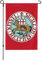 30 x 45 cm große, doppelseitig bedruckte Gartenflagge für den Außenbereich, zwei Templer, Ritter, Kreuzritter, Wikingerdruck, Heimdekoration, Hof, Rasen, hängende Flaggen