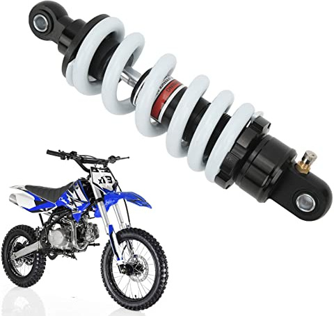 250mm Motorrad Stoßdämpfer, Universeller Verstellbarer Federaufhängung Dämpfer Ersatz für ATV Go Kart Scooter Dirt Pit Bike