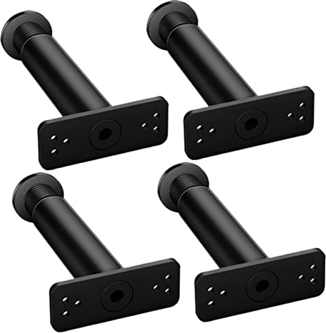jojofuny 4 Stück Verstellbare Bettrahmenbeine Bettstützbeine Ersatz Bettrahmen-mittelstütze Bettstützbein