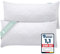 Gentle North Kopfkissen (40x80 cm groß) - 2er Set Kissen für Bett und als Dekokissen - Mit Reißverschluss für Füllung - Sofakissen - Zierkissen für Couch und Sofa - Ökotex - Waschbar bis 60° - Weiß