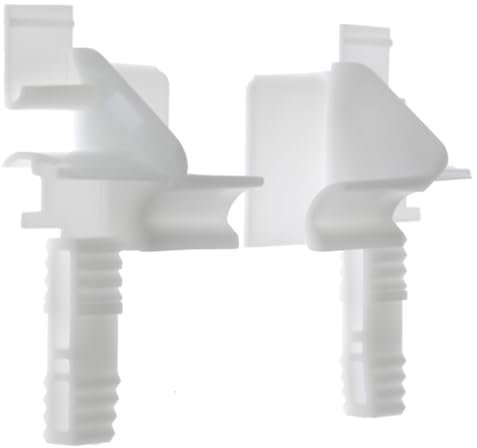 cyclingcolors 2x Persiana enrollable Tulipe modelo Aluréno ZF para lamas de 7 a 9mm PVC blanco Embudo Guía guía Protección Universal Accesorio Persiana