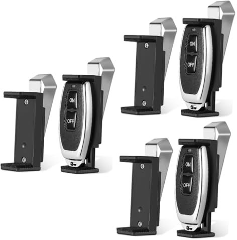 CAXUSD 6pcs Adjustable Garage Door Remote Clips for Cars Secure Sun Visor Mount Holder for Easy Access to Remote Controls Compatible with Various Devices