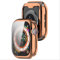GIOPUEY [2 Pack Funda para Apple Watch Series 10 42mm, TPU morbido, Resistente agli urti, Apple Watch Series 10 42mm Case - Rose Gold+Rose Gold