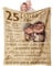 YESTUTI Silberhochzeit Geschenk, 25 Hochzeitstag Geschenk für Sie/Ihn, Geschenke zur Silberhochzeit 25, Silberhochzeit Geschenkideen für Fraiem Paare, Silberhochzeit Deko zum 25 Jahre Decke 200x150CM